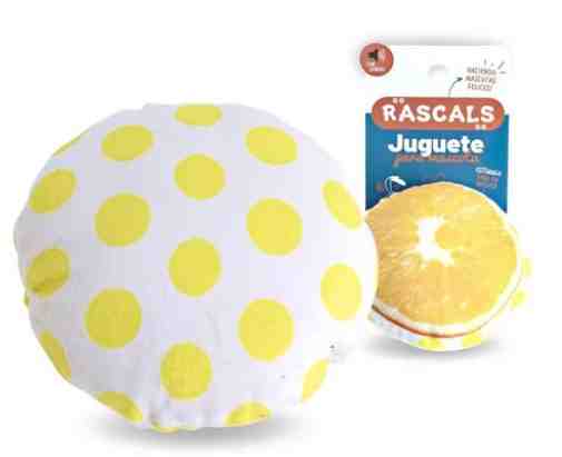 NARANJA - Juguete de PLUSH con chifle -  Medida: 9